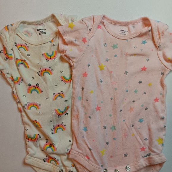 Baby Girls 6-9M Lot - Carters, Gerber, and More - Picture 9 of 11